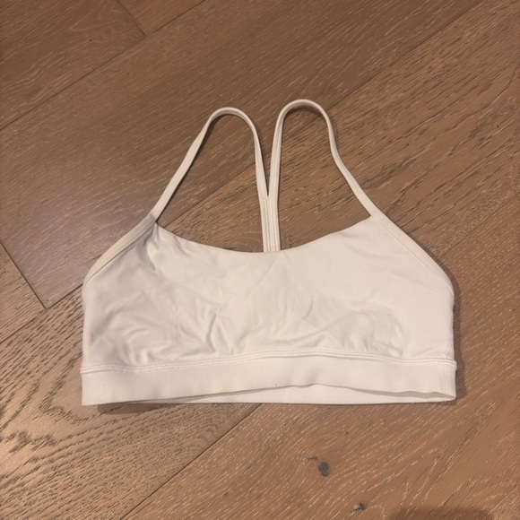 Lululemon Athletica White Y flow Sports Bra - Picture 3 of 5
